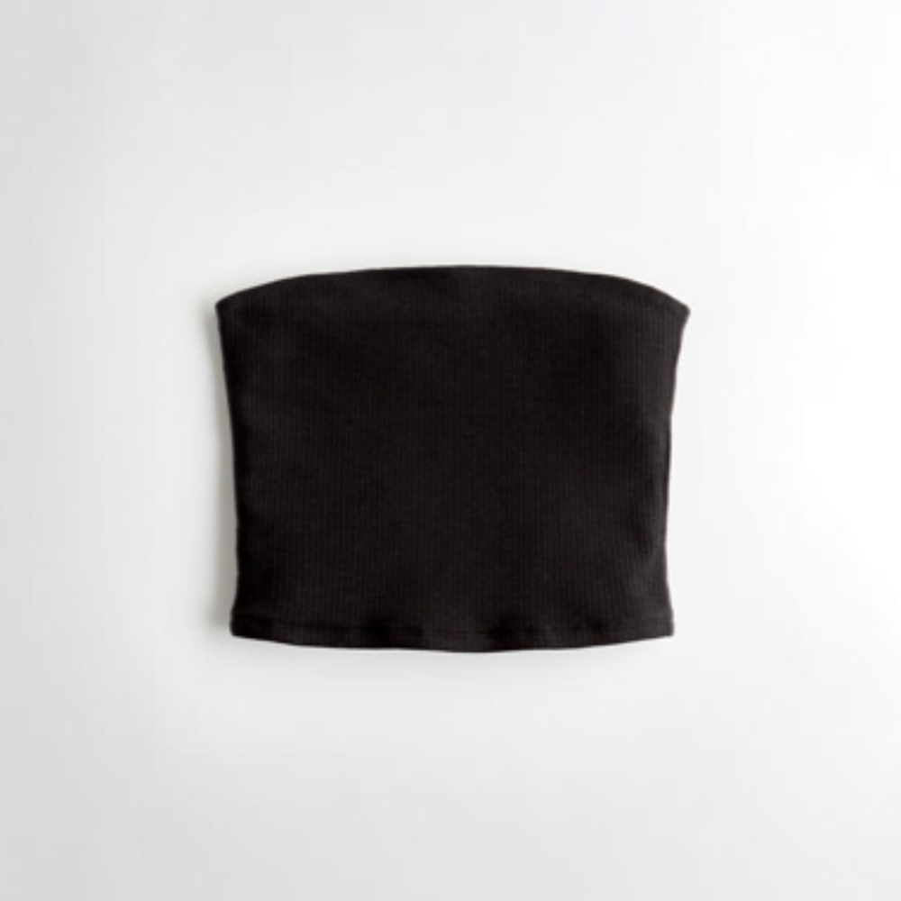 Black Hollister Ultra Crop Tube Top